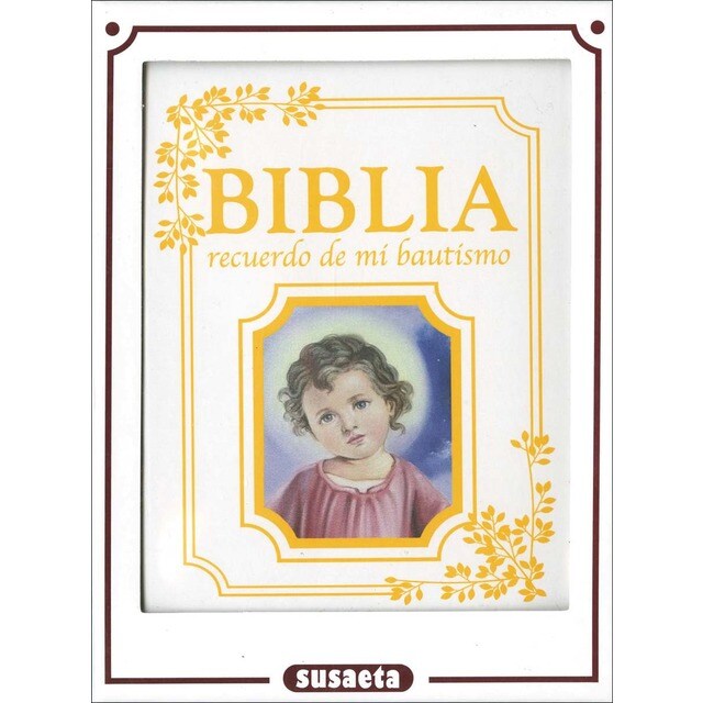Biblia recuerdo de mi bautismo (Tapa blanda)