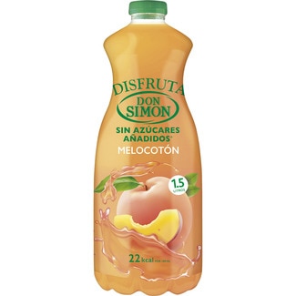 DON SIMON DISFRUTA Pfirsichsaftgetränk aus Konzentrat ohne Zuckerzusatz Flasche 1,5 l