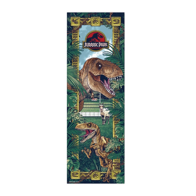 Póster De Puerta Jurassic Park.