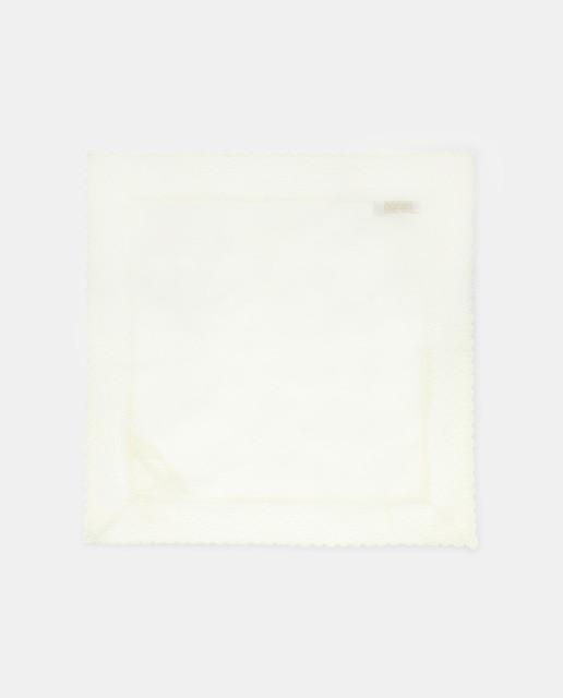 Pañuelo bautizo de bebé en crudo