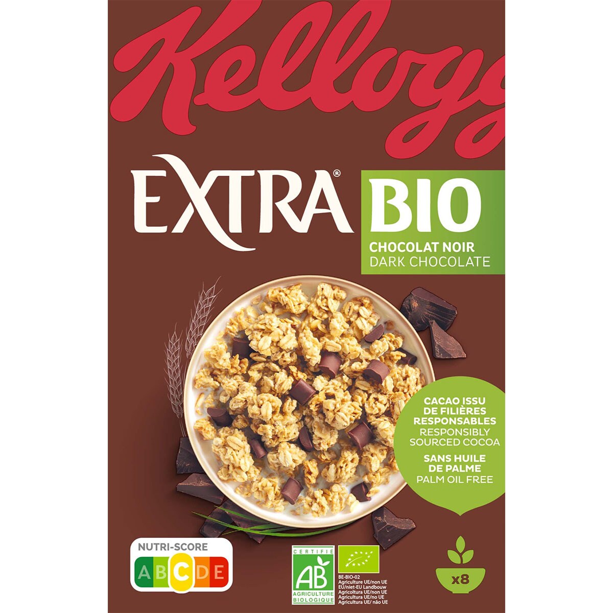 Buy Bio organic breakfast cereals with chocolate packet 375 g · KELLOGG