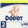 DODOT Sensitive nappies for newborns size 2, 4 to 8 kg box 88 units
