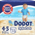 Splashers bañador desechable 9-15 kg talla 4-5 paquete 11 unidades