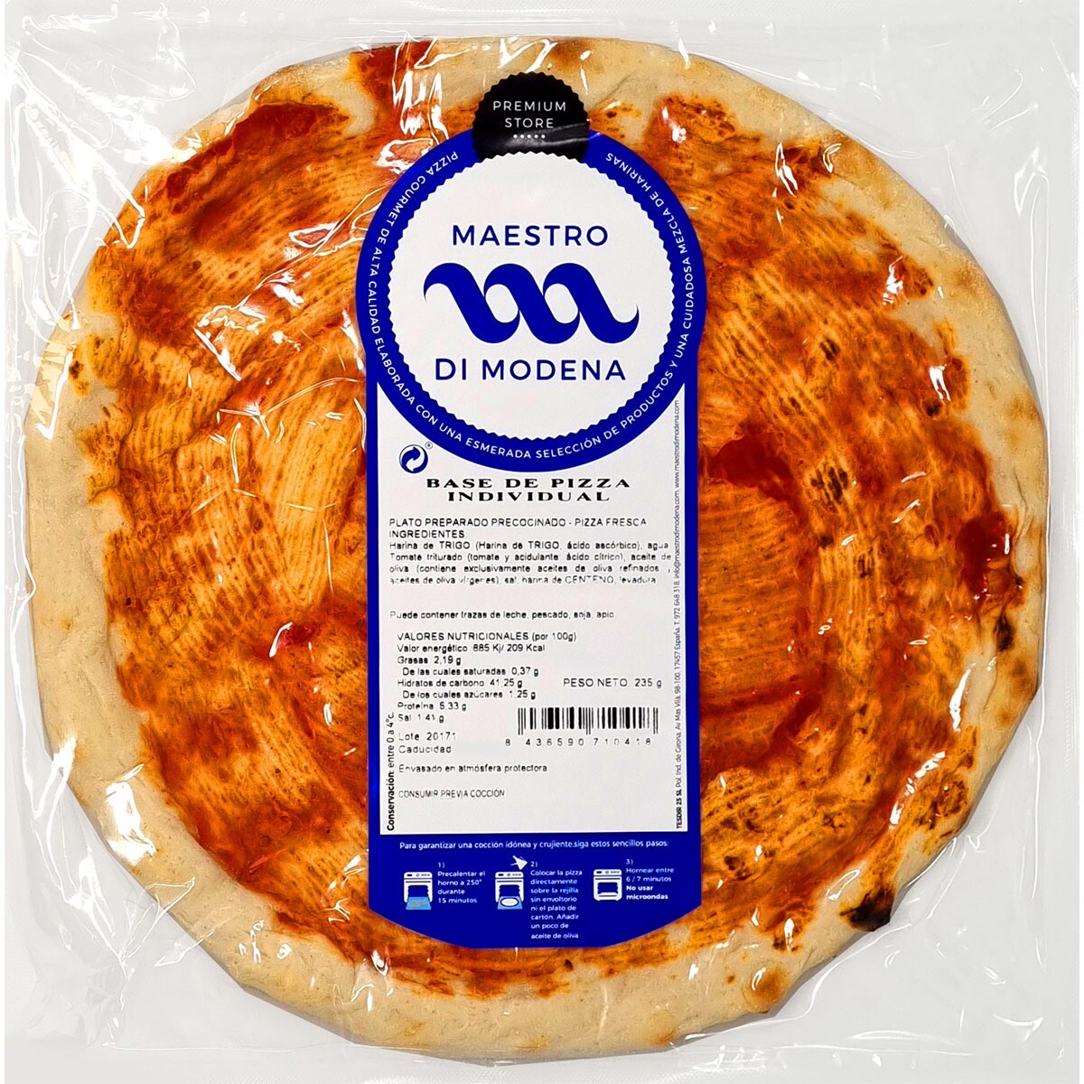 Base de pizza individual envase 235 g · MAESTRO MODENA · Supermercado
