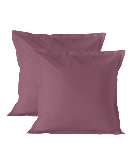 Pack 2 fundas almohada magenta