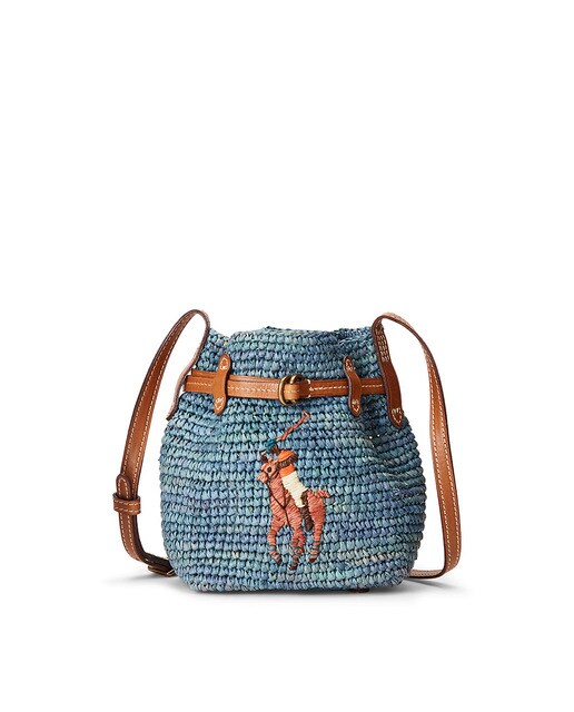 Bolso de mujer tipo bombonera en rafia. · Polo Ralph Lauren · El Corte  Inglés