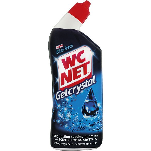 WC NET Gelcrystal desinfectante WC gel higienizante Blue Fresh botella 750 ml