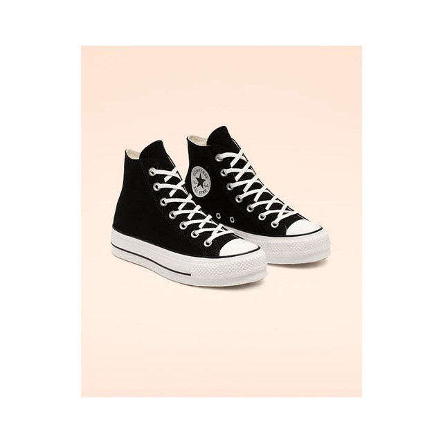 Zapatillas casual de mujer Chuck Taylor All Star Platform Lift Clean Alta  Lona Converse