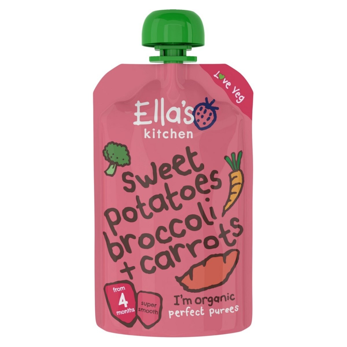Smoothie Puré de Batata Doce, Bróculos e Cenoura - 120 g 1