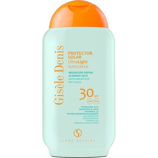 GISELE DENIS UltraLight Sonnenschutz SPF-30+ mit Vitamin C und E wasserfest Flacon 200 ml