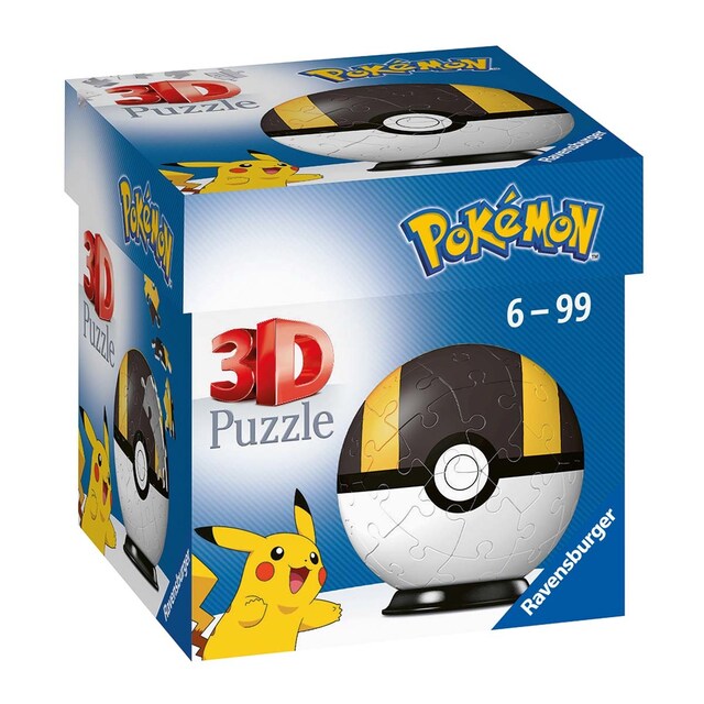 Puzzle 3D Pokémon Ultra ball 54 piezas