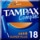 Tampax Compak Tampões Super Plus embalagem 18 unidades