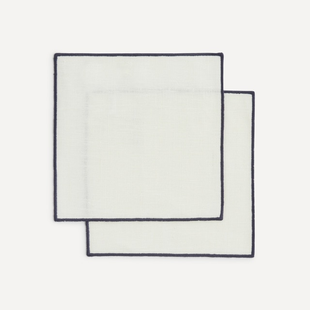 Set de 2 servilletas lino Cocktail Caspisanti