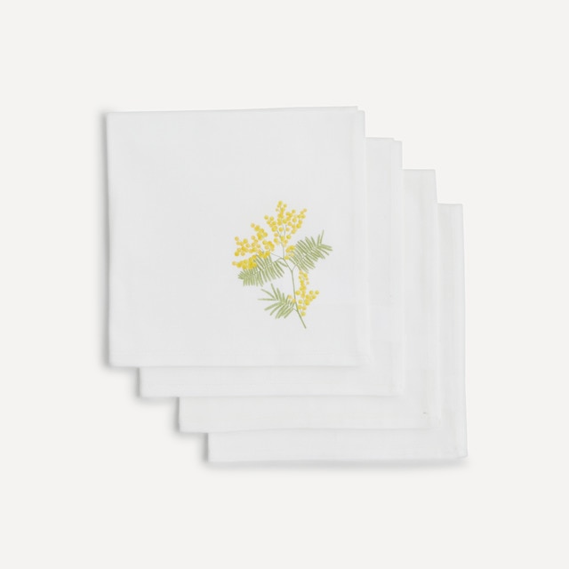 Set 4 servilletas algodón Mimosa El Corte Inglés