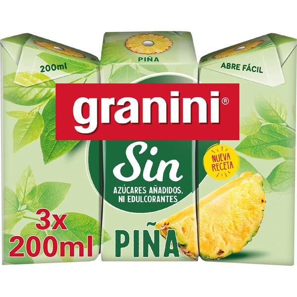 Pineapple juice drink from concentrate with no added sugars 3pack