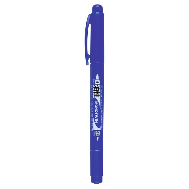 Marcador Permanente Doble Punta MONO Twin Azul Tombow.