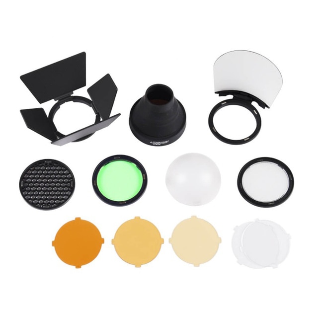 Kit de accesorios Godox AK-R1 para cabezal de flash redondo