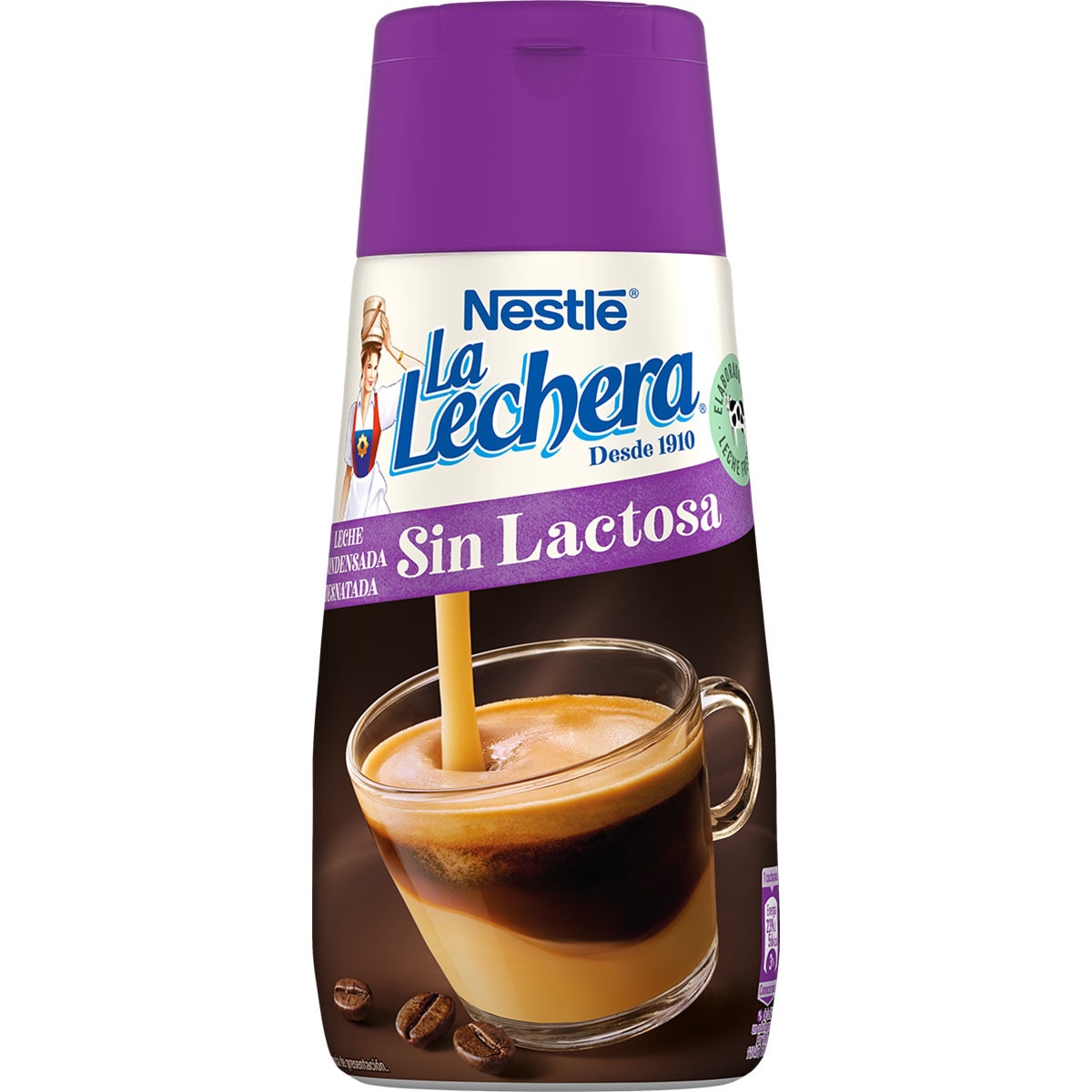 Skimmed lactosefree condensed milk bottle 450 g · LA LECHERA