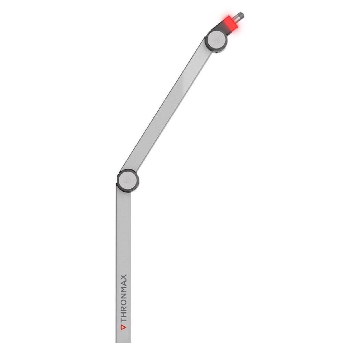 Suporte para Microfone Gaming Thronmax S1 Pro Caster Boom - Cinzento Silver-2