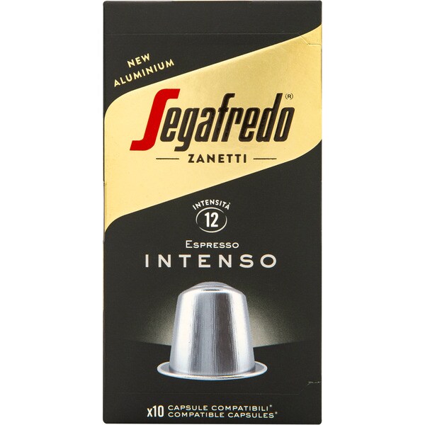 Buy Intense espresso coffee intensity 12 case 10 capsules compatible ...