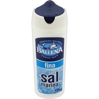 Sal marina fina bote 125 g - La Ballena