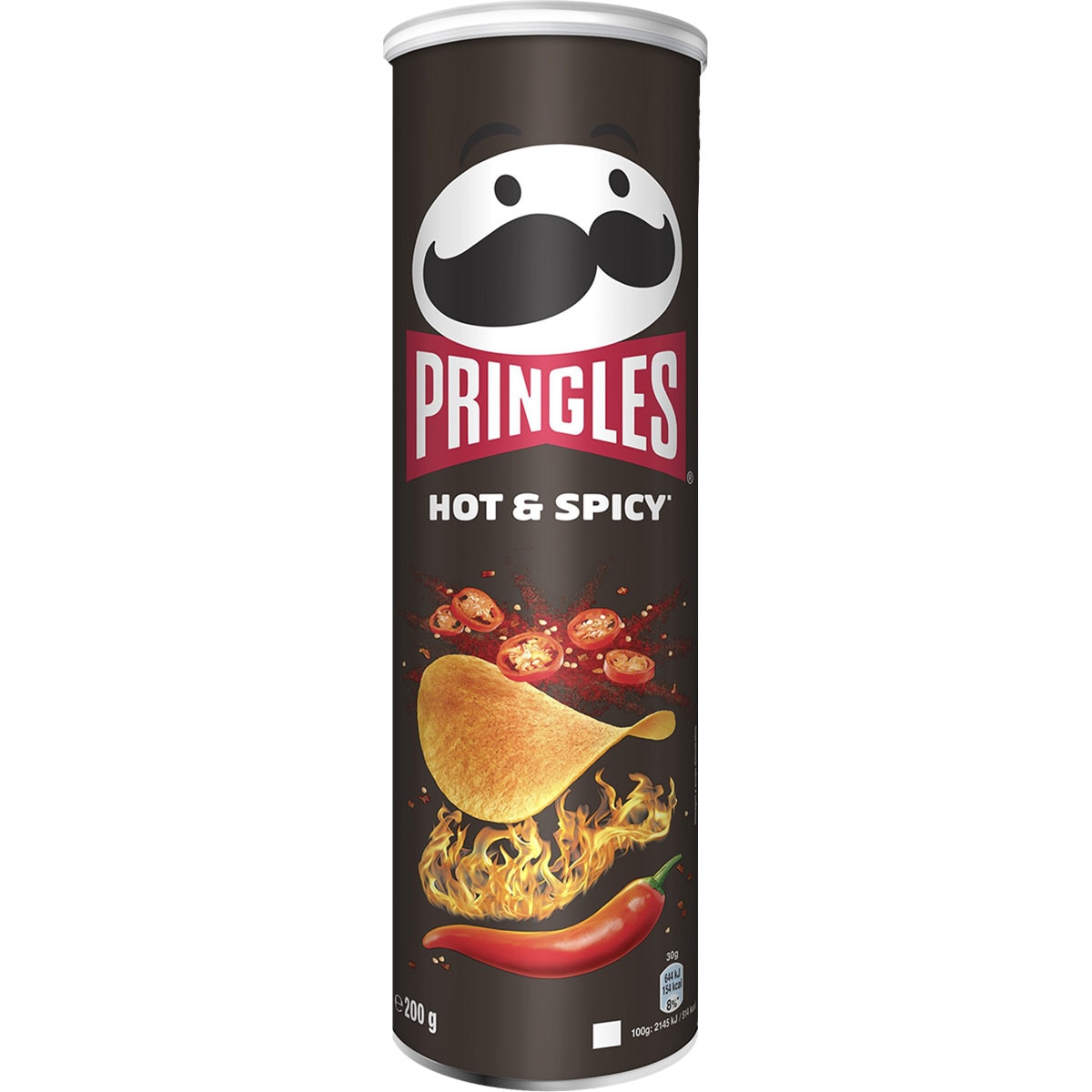 Buy Hot and Spiy ried potato snak spiy lavour tin 200 g · PRINGLES ...