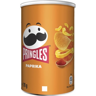PRINGLES aperitivo frito de patata sabor Paprika lata 70 g