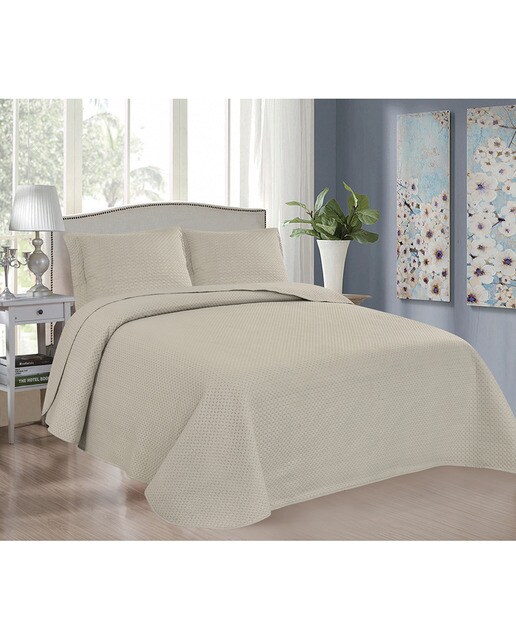 Colcha Bouti liso Ibiza beige