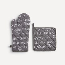 El Corte Inglés - Our Best Price Sun & Moon oven glove and pot holder set