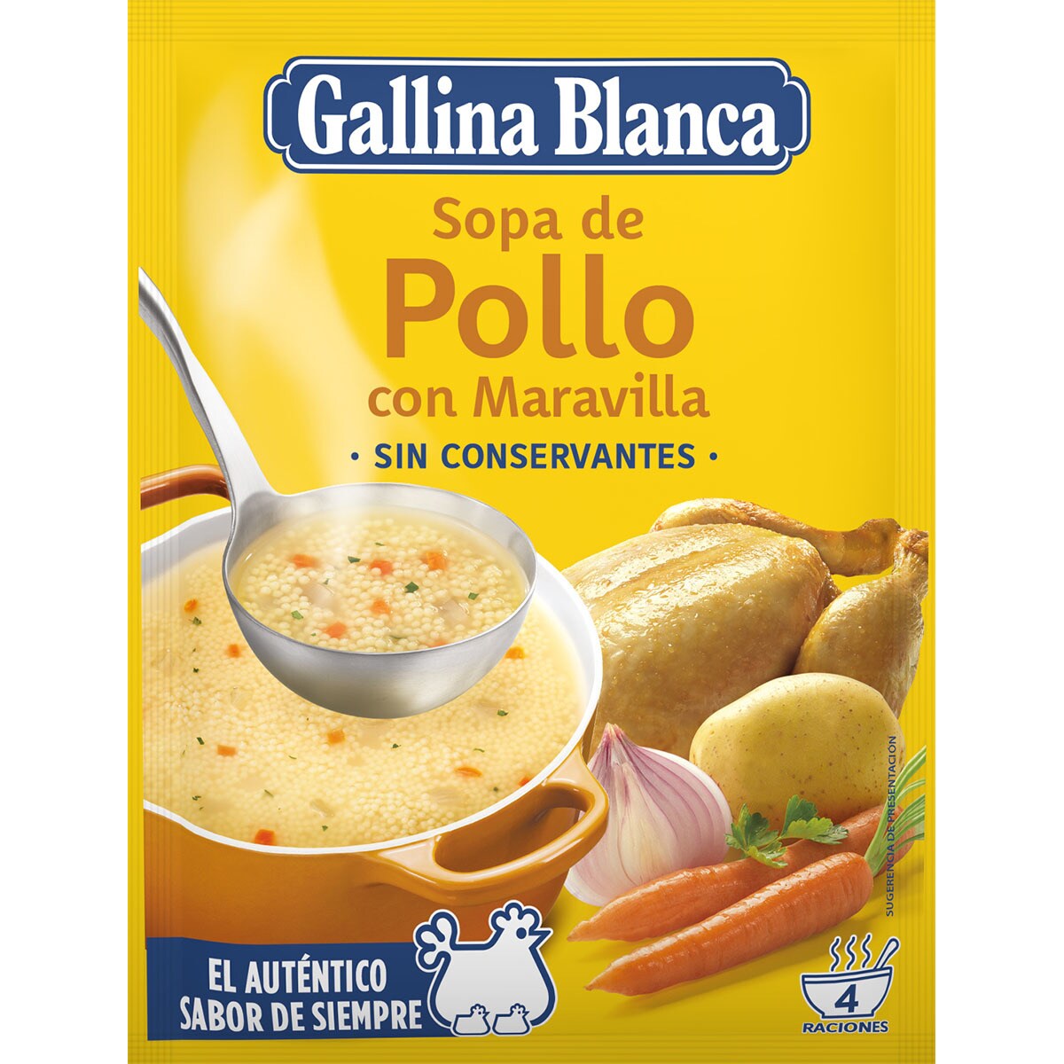 Chicken noodle soup sachet 85 g · GALLINA BLANCA · Supermercado El