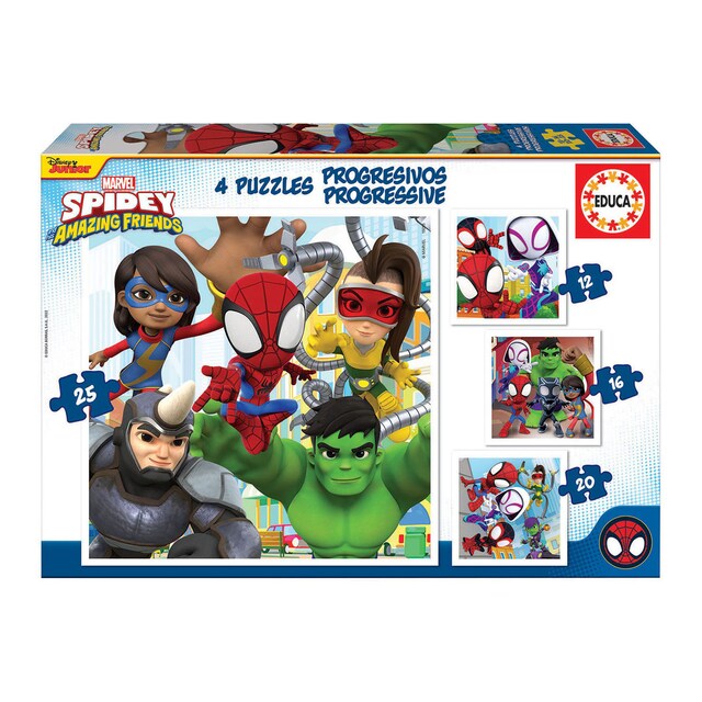 Progresivos Spidey & his amazing friends 12-16-20-25