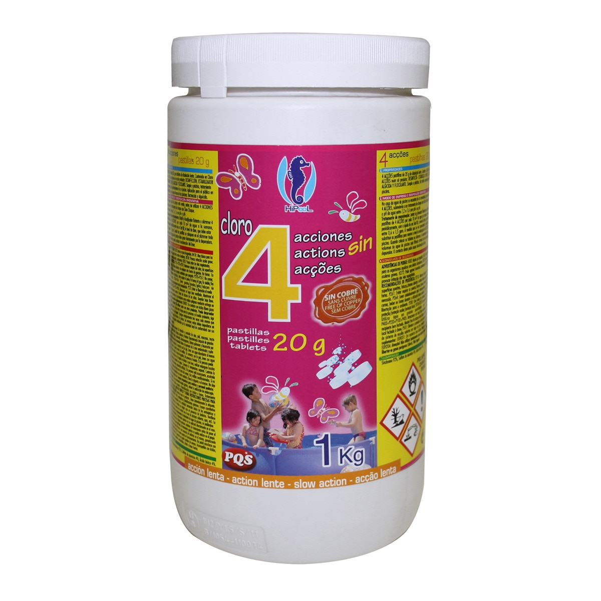 Imagen 0 de Cloro Pastillas 4 Acciones 1 kg