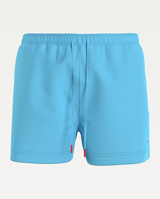 Bañador bermuda de hombre azul claro estampado