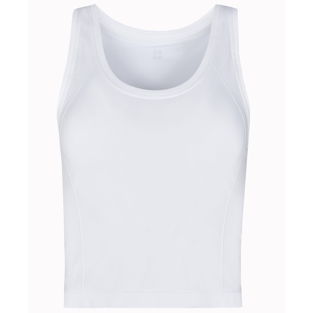 T-shirt de Mulher Athlete Crop Branco-7