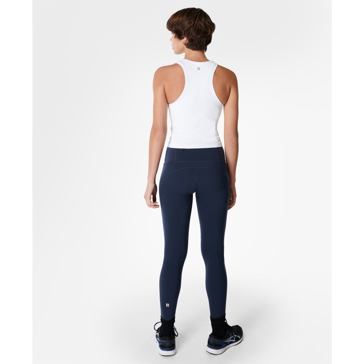 T-shirt de Mulher Athlete Crop Branco-4