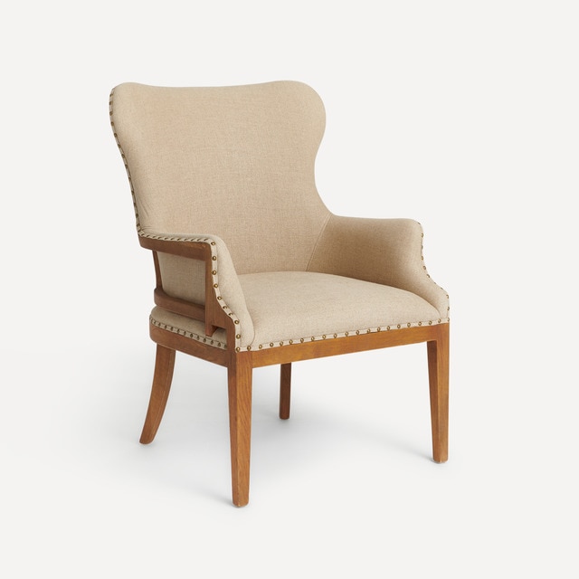 Sillón tapizado en lino Brunei El Corte Inglés