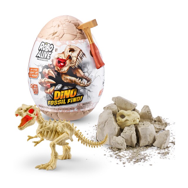 Dino fosil excavación sorpresa con luz y sonido
