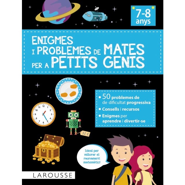 Enigmes i problemes de mates per a petits genis (7-8 anys) (Tapa blanda)