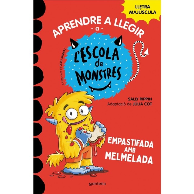 Aprendre a llegir a l'Escola de Monstres 2 - Empastifada amb melmelada: Amb lletra MAJÚSCULA (llibres per a nens a partir de 5 anys) (Tapa blanda)