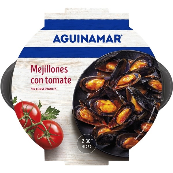Gekochte Miesmuscheln in Tomatensauce Schale 500 g