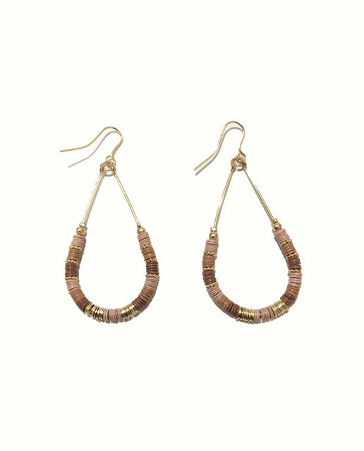 Pendientes con abalorios