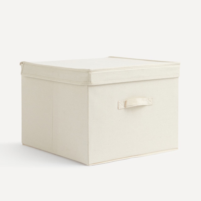 Caja organizadora plegable algodón orgánico El Corte Inglés
