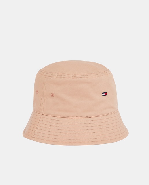 Beige organic cotton bucket hat · Women 