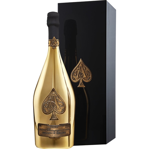 Gold brut champagne bottle 75 cl