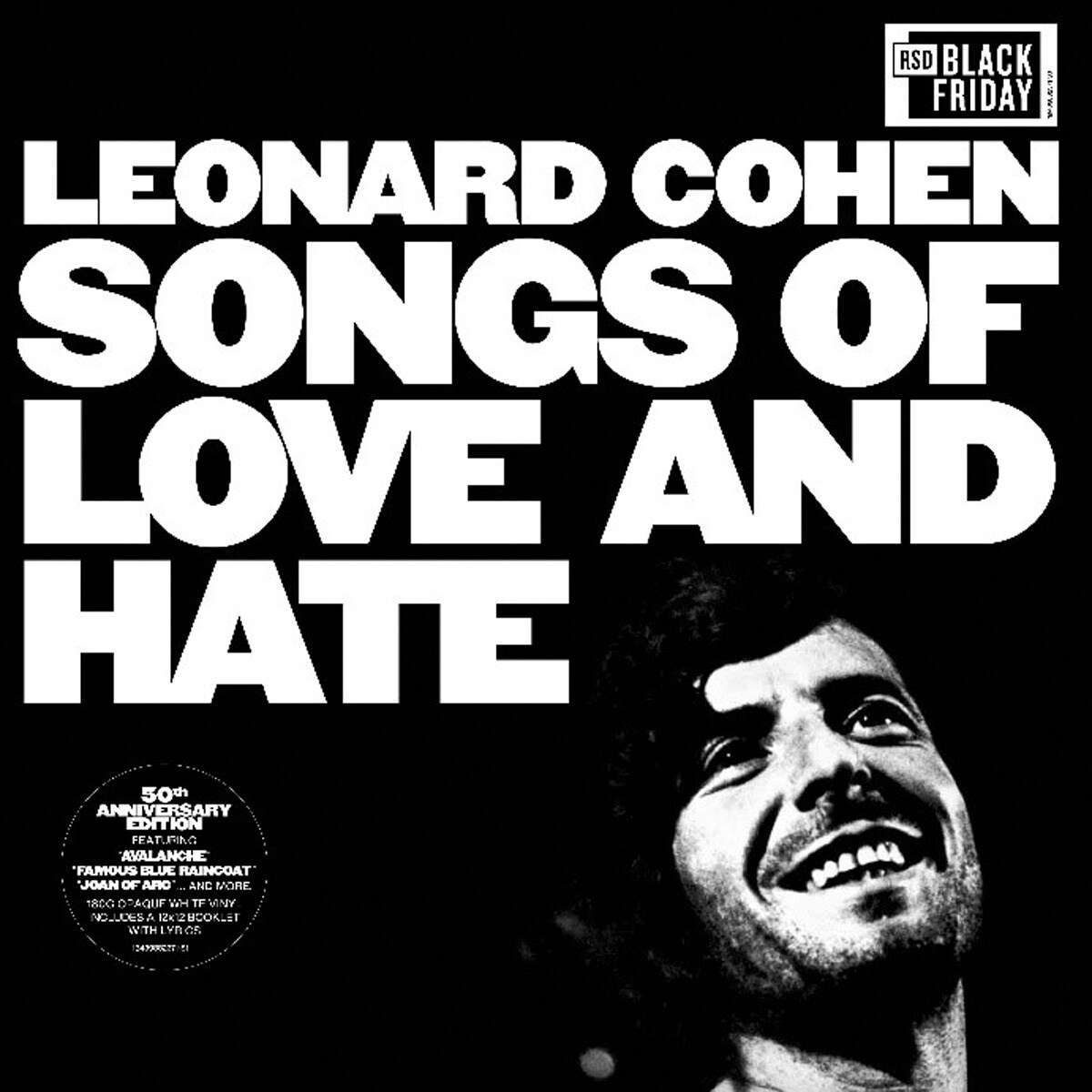 Imagem 0 de Songs Of Love And Hate (50Th Anniversary Color Edition) (LP-Vinil)