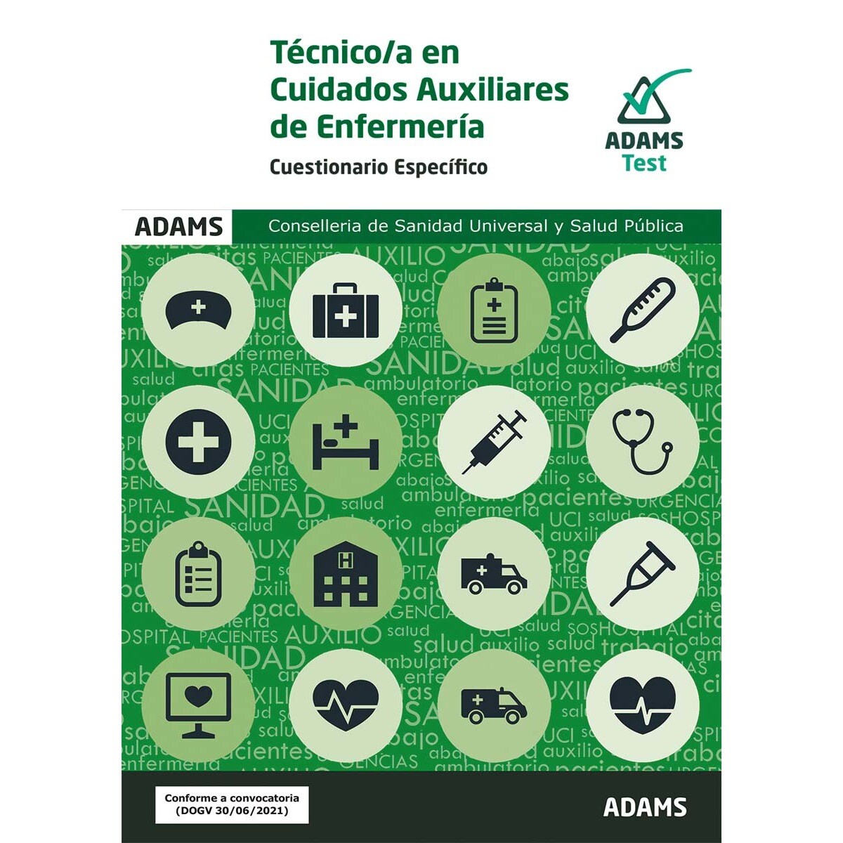 Imagem 0 de Cuestionario común de la conselleria de sanidad universal y salud pública(Tapa blanda)