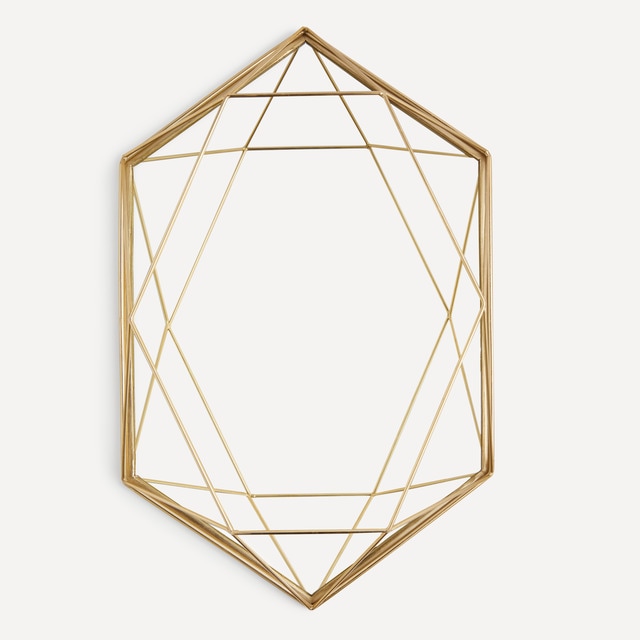 Espejo decorativo hexagonal Diamante Room - El Corte Inglés