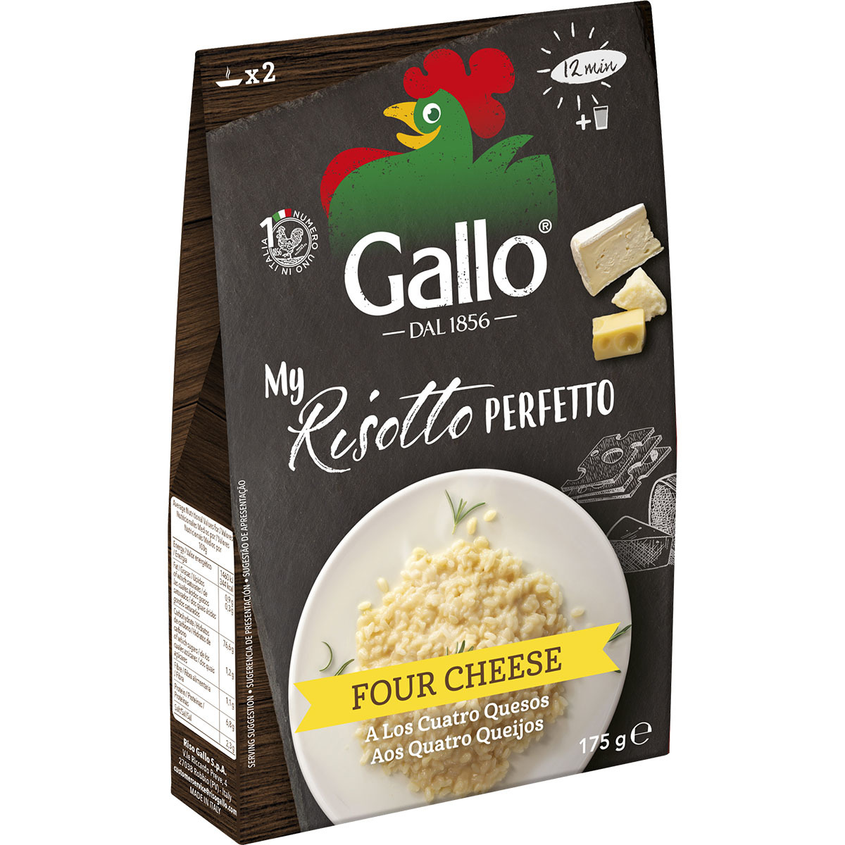 Risotto with four cheeses container 175 g · GALLO · Supermercado El