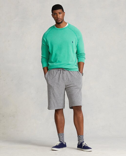 Pantalón corto de hombre de algodón BCI tejido Terry tallas grandes · Polo  Ralph Lauren · El Corte Inglés