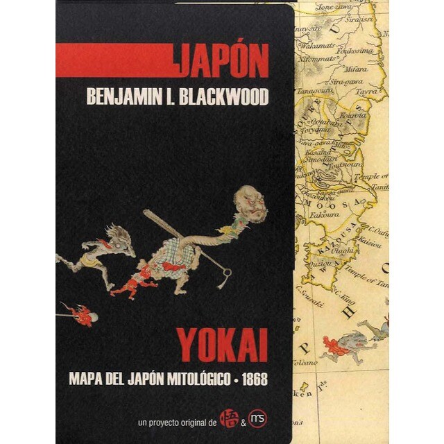 Yokai: Mapa del Japón mitológico (Tapa blanda con solapas)